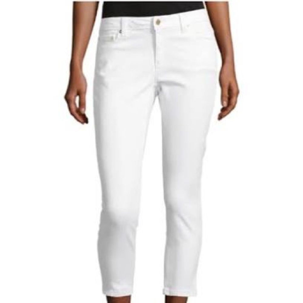 Michael Kors White Cropped Izzy Jeans Size 6